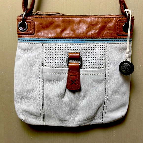 The Sak over the shoulder bag tan and brown colors excellent condition - Picture 1 of 4